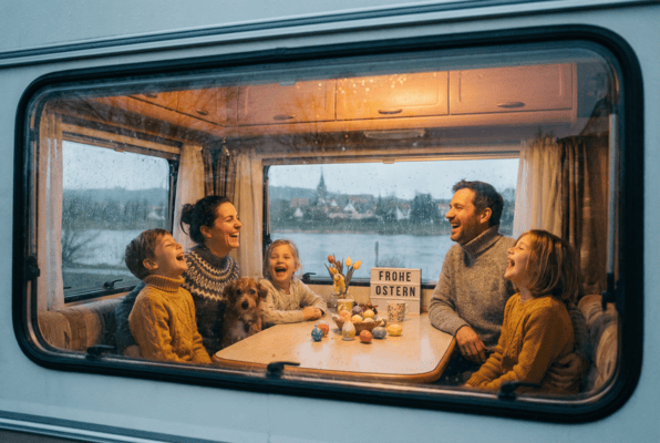 Osterurlaub mit dem Wohnwagen: Familienspaß an der Elbe